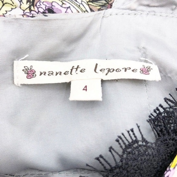 Beautiful silk dress size 4 Nanette Leopre - Picture 4 of 6